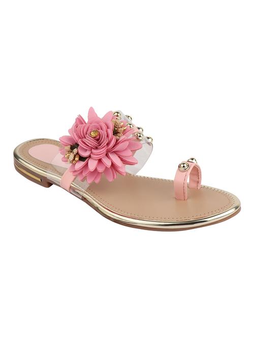 pink one toe sandals - 16222967 - Very Small Image - 1