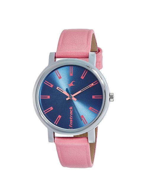 fastrack fundamentals analog blue dial women's watch - 68010sl02 - 16223059 - Very Small Image - 1