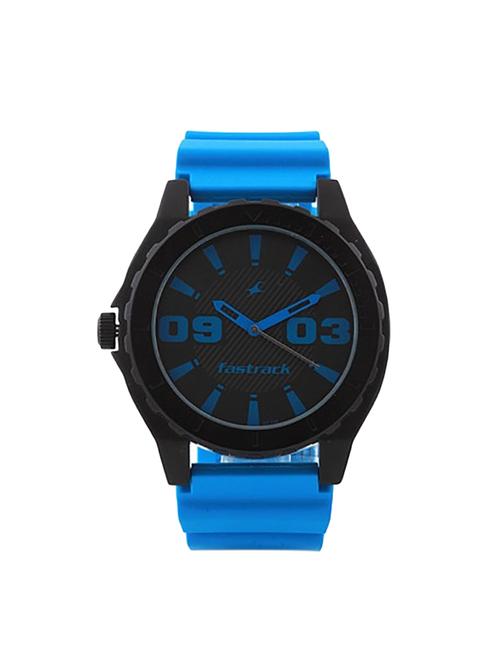 fastrack ots sports analog black dial men's watch - ne9462ap03j - 16223675 - Very Small Image - 1