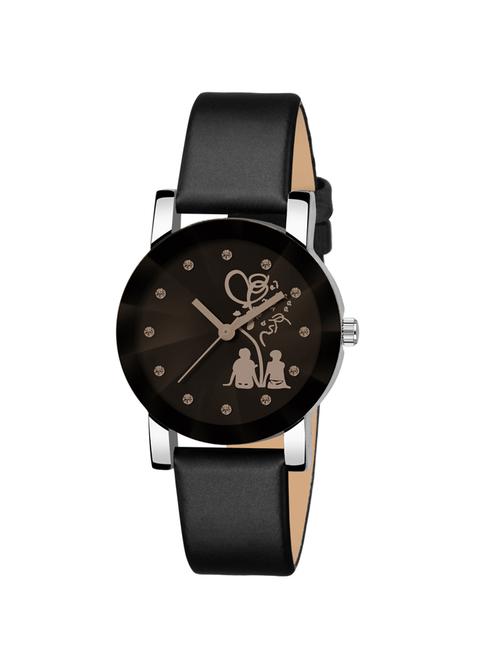new stylish love cupal printed analog crystal glass watch - for women  - 16227378 - Very Small Image - 1
