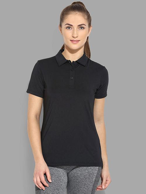 solid polo neck tee - 16227420 - Very Small Image - 1