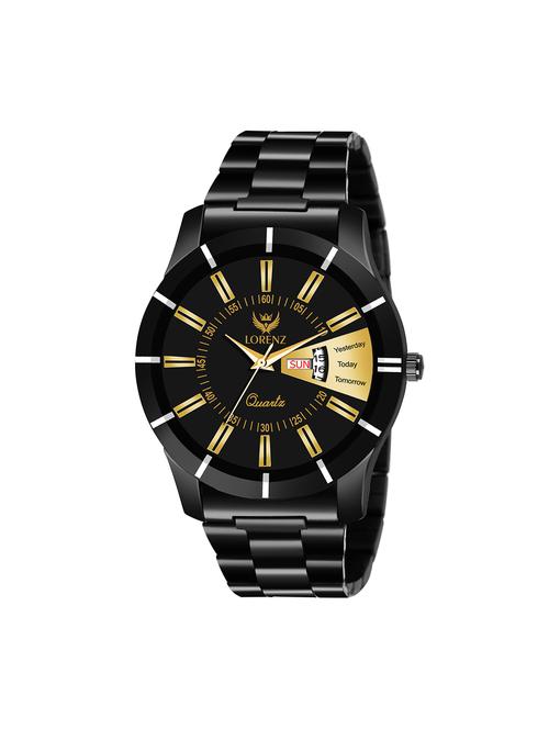 lorenz golden-black dial  analog watch (mk-2059w��) - 16228984 - Very Small Image - 1