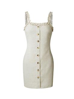 frill trim button up sheath dress - 16232948 - Very Small Image - 1