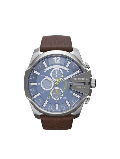diesei mega chief analog blue dial men's chronograph watch - 16239348 - Very Small Image - 1