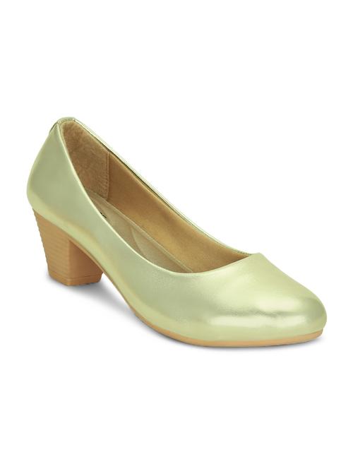 gold slip on pumps - 16239548 - Very Small Image - 1