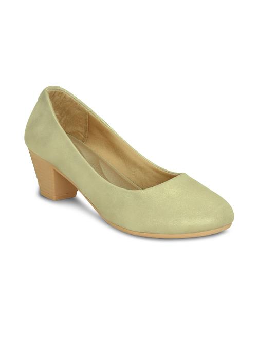 gold slip on pumps - 16239555 - Very Small Image - 1