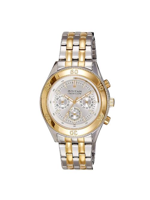 titan octane chronograph silver dial men's watch-9324bm01 - 16240933 - Very Small Image - 1