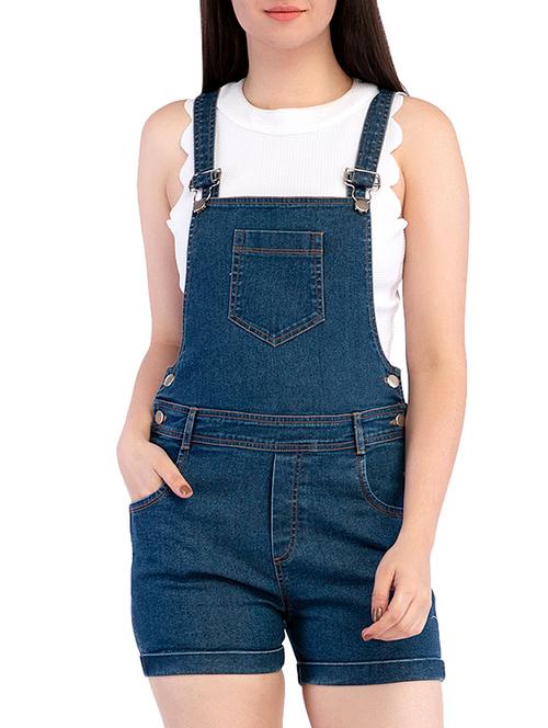 women pocket patch shoulder strap dungaree  - 16245234 - Very Small Image - 1