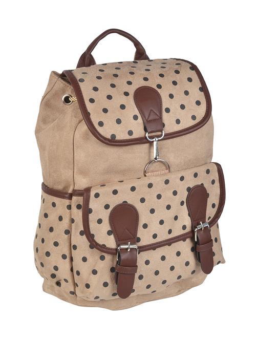 brown suede regular backpack - 16245679 - Very Small Image - 1