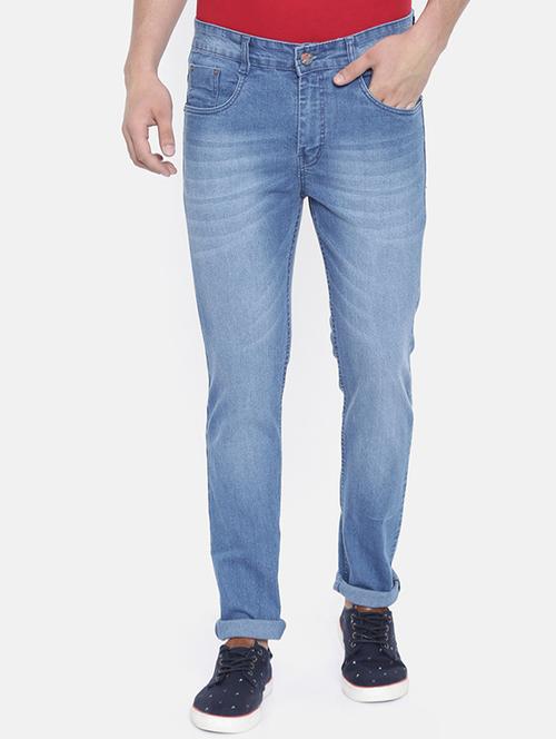 blue light washed jeans - 16250108 - Very Small Image - 1