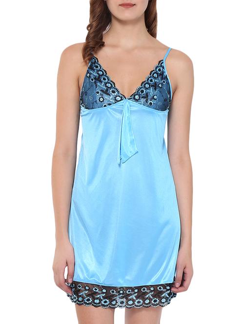 lace detail babydoll - 16250143 - Very Small Image - 1
