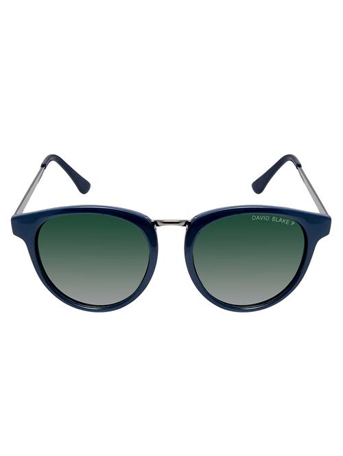 david blake green round gradient polarised uv protected sunglass - 16250330 - Very Small Image - 1