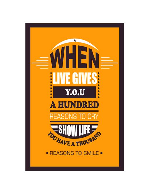 sehaz artworks quotes & motivation matte print posters for home - sza-when-live-gives-yellow-poster - 16251131 - Very Small Image - 1