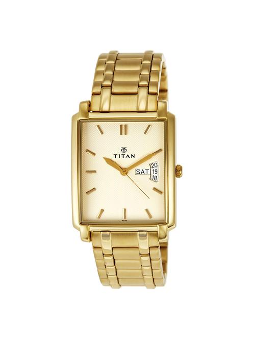 titan regalia analog gold dial men's watch -nk1506ym01 - 16256894 - Very Small Image - 1