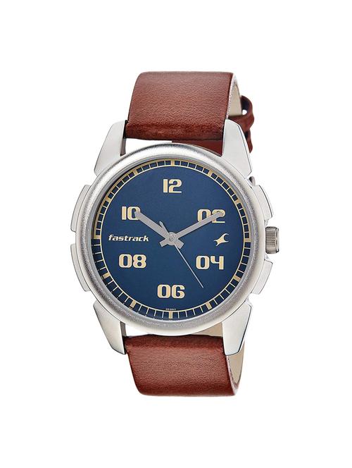 fastrack casual analog blue dial men's watch -nk3124sl02 - 16256911 - Very Small Image - 1