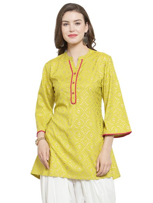 printed a-line kurti - 16257302 - Very Small Image - 1