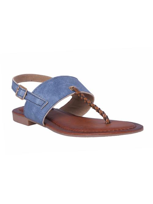 blue t-strap sandals - 16258988 - Very Small Image - 1