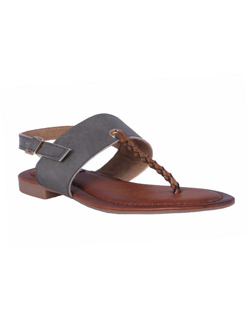 grey back strap sandals - 16258990 - Very Small Image - 1