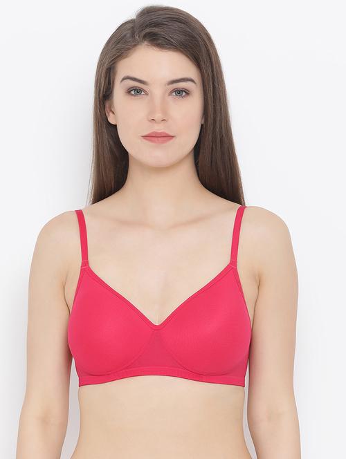 pink solid bra - 16259142 - Very Small Image - 1