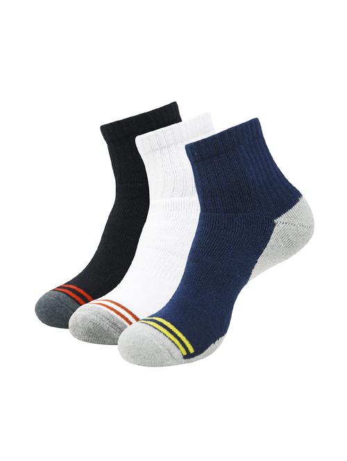 men pack of 3 solid above ankle length socks - 16260652 - Very Small Image - 1