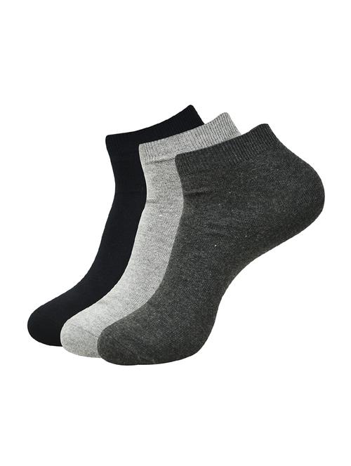 men pack of 3 solid ankle length sock - 16260668 - Very Small Image - 1