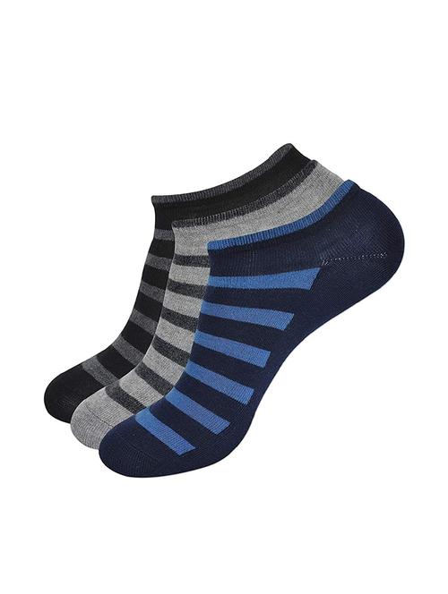 men pack of 3 striped ankle length  sock - 16260677 - Very Small Image - 1