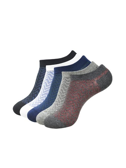 men pack of 5 chevron ankle length sock - 16260887 - Very Small Image - 1