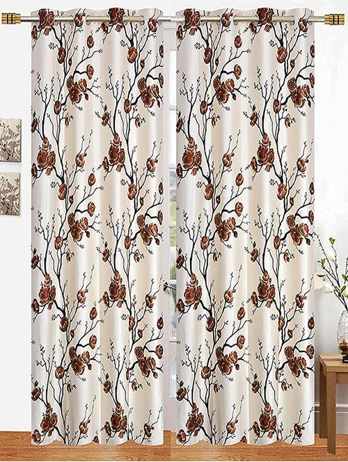 premium long crush modern curtains for door 2 pc.   - 16261629 - Very Small Image - 1