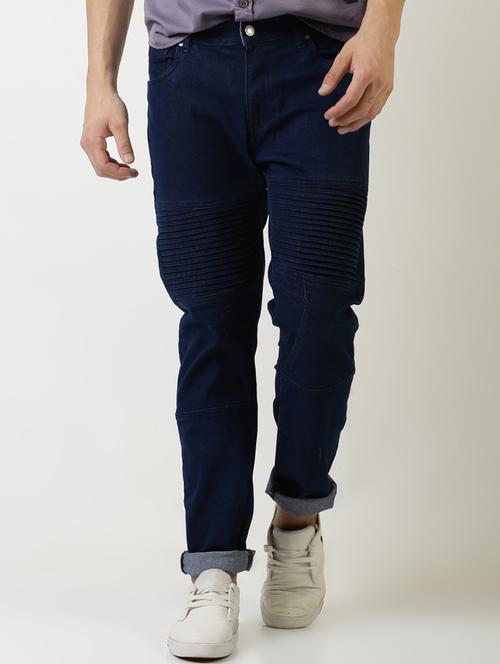 blue denim plain jeans - 16265122 - Very Small Image - 1