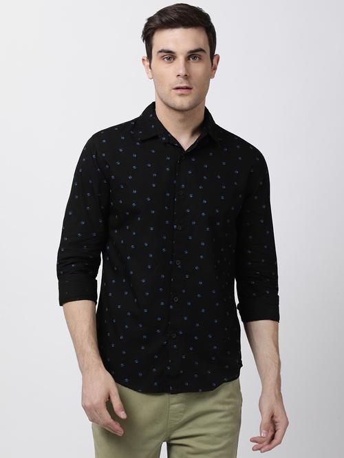 black printed casual shirt - 16265270 - Very Small Image - 1