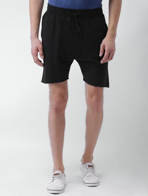 black solid shorts - 16265294 - Very Small Image - 1