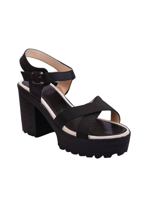black back strap sandals - 16266105 - Very Small Image - 1