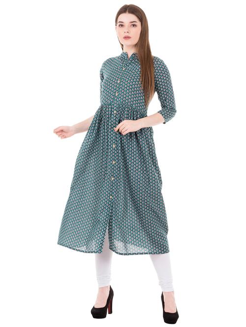 ditsy floral a-line kurta - 16266145 - Very Small Image - 1