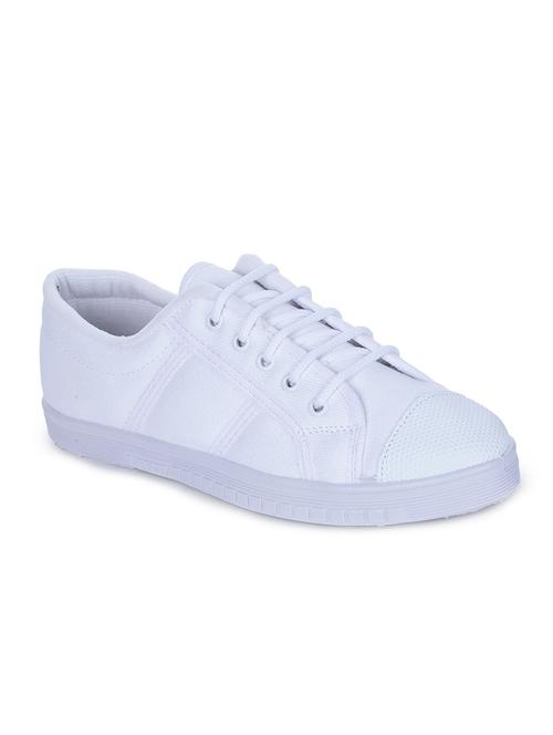 men white leatherette lace up sneaker - 16267597 - Very Small Image - 1