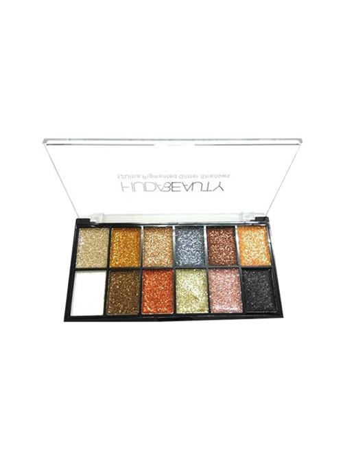 HUDA BEAUTY Glitter Eyeshadow Palette(12 Shades) - 16267706 - Very Small Image - 1