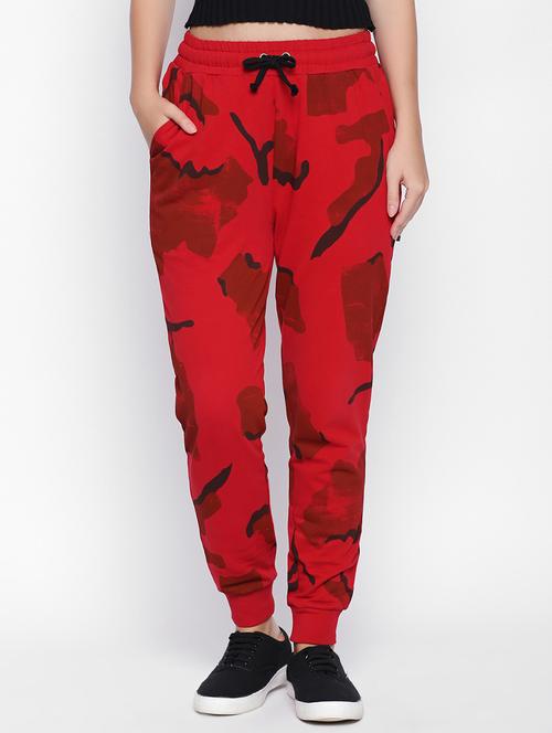 abstract print drawstring jogger - 16269933 - Very Small Image - 1