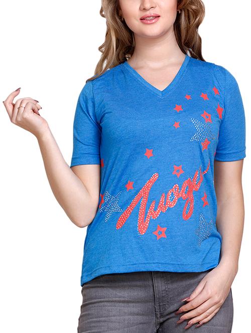 quirky print embellished tee - 16271171 - Very Small Image - 1