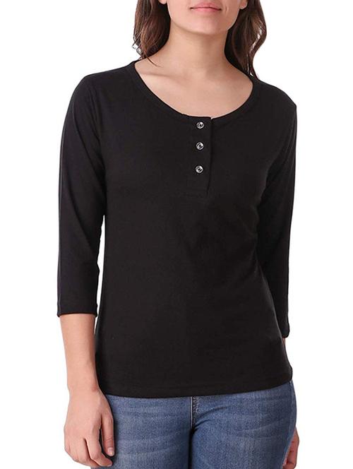 long sleeves henley te - 16271178 - Very Small Image - 1