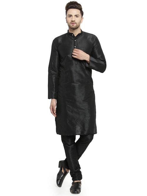 men solid kurta churidar ethnic wear set  - 16273915 - Very Small Image - 1