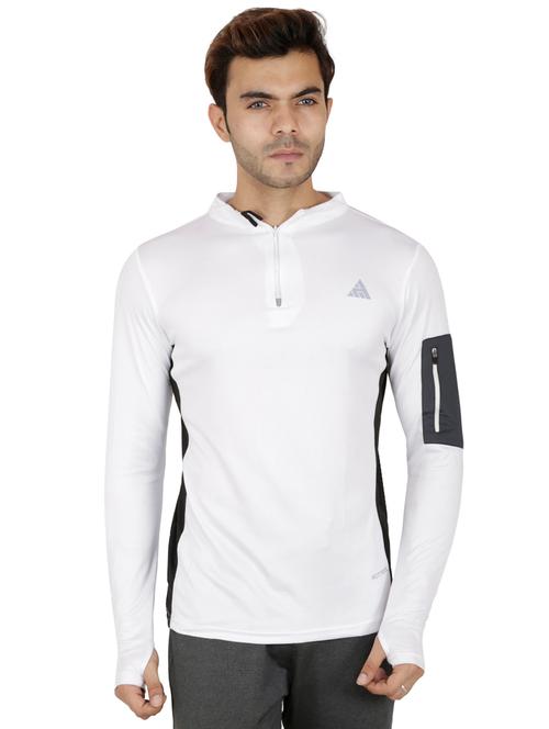 white polyester tshirt - 16275897 - Very Small Image - 1