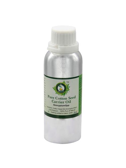 r v essential pure cotton seed carrier oil 630ml- gossypium spp (100% pure and natural cold pressed) - 16284201 - Very Small Image - 1