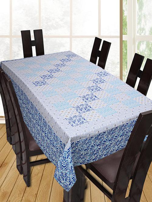 printed cotton 6 seater table cover - 16285450 - Very Small Image - 1