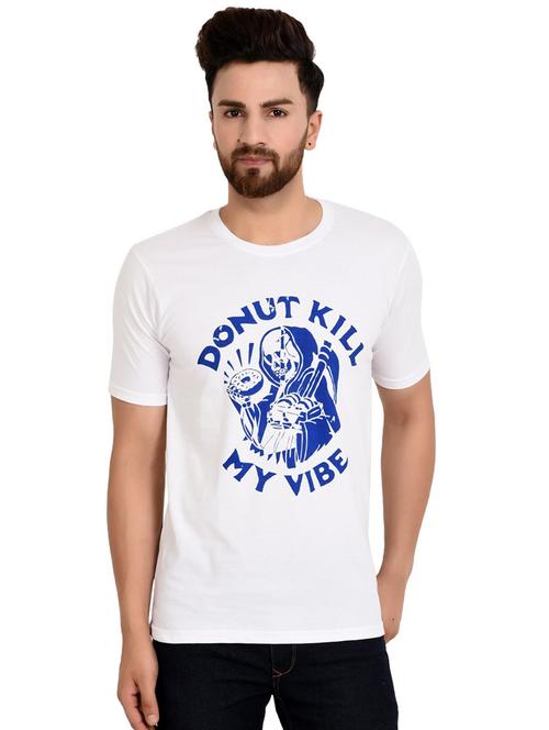 white chest print t-shirt - 16287649 - Very Small Image - 1