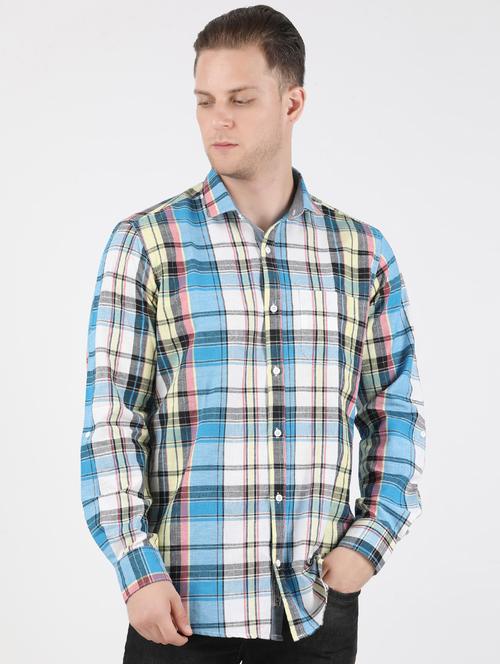 multicolor checkered casual shirt - 16288881 - Very Small Image - 1