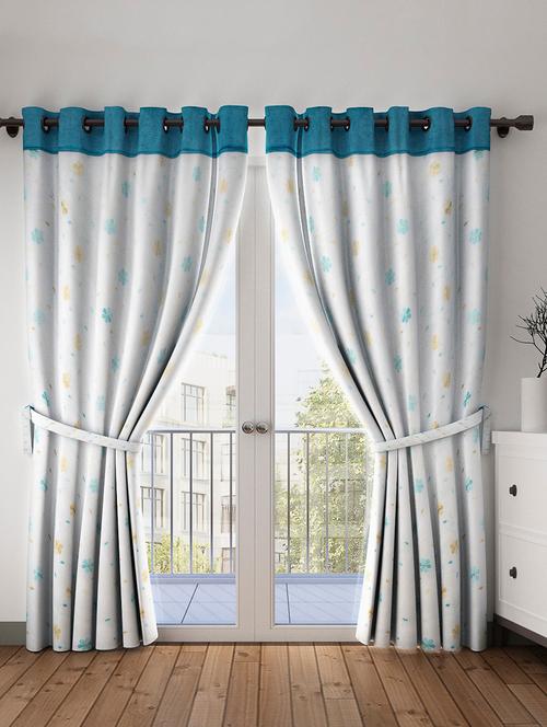 patch embroidery single pcs room darking door curtain for bedroom, kitchen, kids or living room - 16289884 - Very Small Image - 1