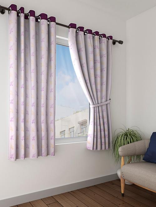 patch embroidery single pcs room darking window curtain for bedroom, kitchen, kids or living room - 16289887 - Very Small Image - 1