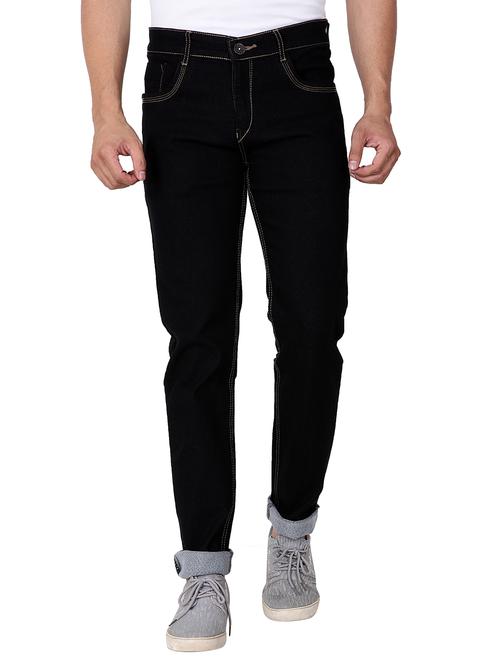 black denim plain jeans - 16293148 - Very Small Image - 1