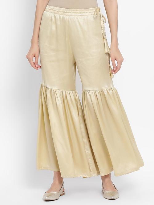 solid sharara with drawstring  - 16295545 - Very Small Image - 1