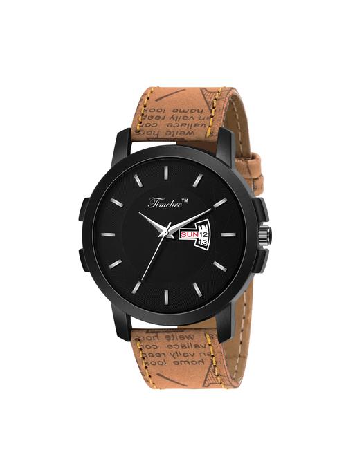 time quartz round dial analog watch (tmgxblk862-2) - 16298599 - Very Small Image - 1