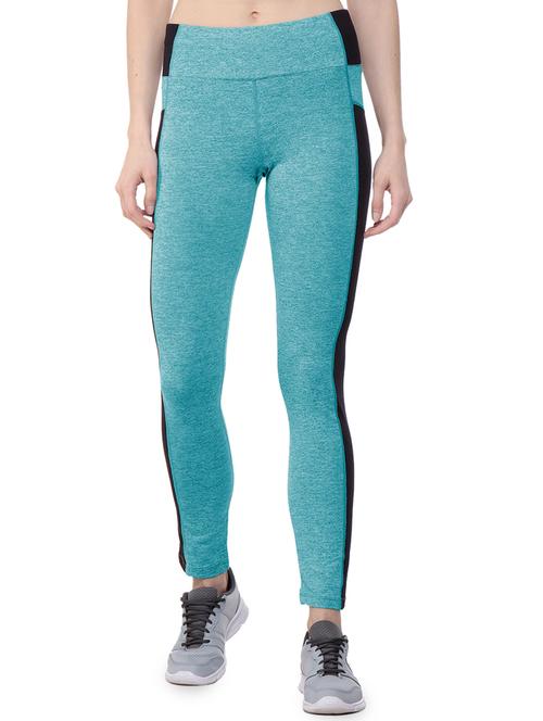 stitch detail color block yoga pant - 16298972 - Very Small Image - 1